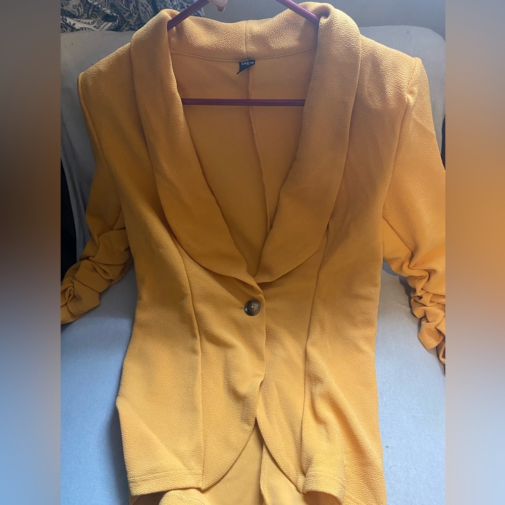Mustard Yellow Blazer